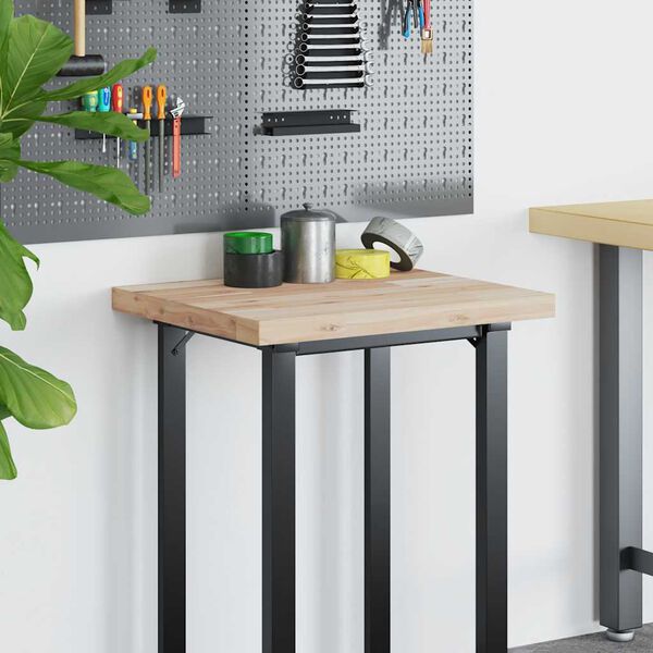 vidaXL skrivebordsplade 60x50x4 cm ubehandlet massivt akacietræ