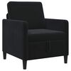 vidaXL Sofa med opbevaring Sort 72 x 78 x 87 cm Polyester