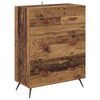 vidaXL Highboard Gammelt tr&aelig; 69,5 x 34 x 180 cm Konstrueret tr&aelig;