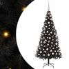 vidaXL Juletr&aelig; Sort 180 cm PVC