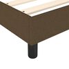 vidaXL Boxspring sengeramme M&oslash;rkebrun 100x200 cm Stof
