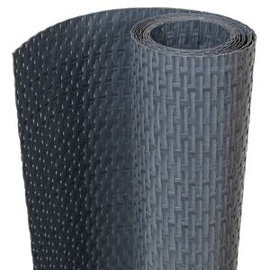 vidaXL altanafsk&aelig;rmning 300x90 cm polyrattan antracitgr&aring;