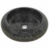 vidaXL h&aring;ndvask 40x12 cm marmor sort
