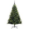 vidaXL Kunstig Hengende Juletr&aelig; 300 LEDs Gr&oslash;n 180 cm PVC og PE