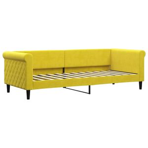 vidaXL daybed 80x200 cm velour gul