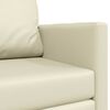 vidaXL Sovesofa Creme 124 x 71 x 78 cm Fløjl