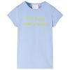 T-shirt til b&oslash;rn str. 92 lysebl&aring;