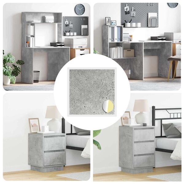 vidaXL Kl&aelig;bende Skrue Cover 12 pcs Beton Gr&aring; &Oslash; 20 x 0,5 mm