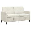vidaXL Sofa med opbevaring Cremefarvet 152 x 78 x 87 cm Polyester