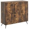 vidaXL Sideboard R&oslash;get eg 89 x 34,5 x 80 cm Konstrueret tr&aelig;