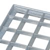 vidaXL Gitter S&oslash;lv 50 x 50 x 2 cm Hot-Dip Galvaniseret St&aring;l