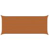 vidaXL Solskygge sejl Orange og Brun 6 x 2,5 m 100% polyester Oxford