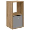 vidaXL Sengebord Artisan Egetr&aelig; 35 x 32 x 68,5 cm Konstrueret tr&aelig;