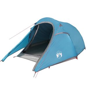 vidaXL 2-personers campingtelt vandt&aelig;t bl&aring;