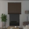 vidaXL Persienner Indstillelig M&oslash;rk Brun med M&oslash;nster 213 x 110 cm PVC