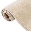 vidaXL gulvtæppe 160x230 cm kort luv beige