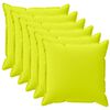 vidaXL Pudebetr&aelig;k 6 stk. HOUTEN Lys gr&oslash;n 30 x 30 cm Polyester