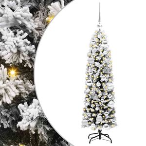 vidaXL Kunstigt juletr&aelig; med stativ Gr&oslash;n 120 cm PVC og St&aring;l og Plastik