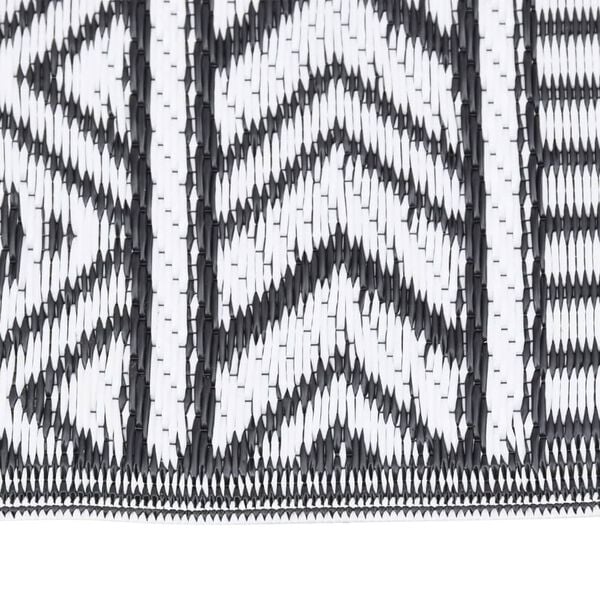 vidaXL udend&oslash;rs gulvt&aelig;ppe ARAKIL 80x250 cm PP sort