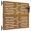 vidaXL Haveport 85 x 75 cm Pulverlakeret St&aring;l Sort L&aring;ses