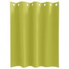 vidaXL Mørklægningsgardiner med ringe 2 pcs Grøn 140 x 140 cm