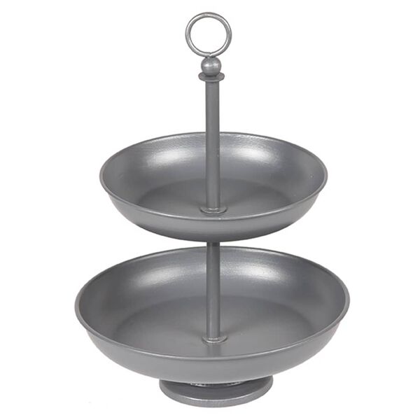 LABEL51 kageopsats 26x26x38 cm antikgr&aring;