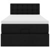 vidaXL osmannisk seng med madras 80x200 cm kunstl&aelig;der sort