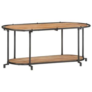 vidaXL tv-bord 100x42x40 cm massivt akacietr&aelig;