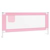 vidaXL sengegest til b&oslash;rneseng 200x25 cm stof pink