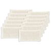 vidaXL Pude med pude HEERLEN 12 stk. Hvid PV Fleece
