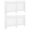 vidaXL radiatorskjulere 2 stk. konstrueret tr&aelig; 152 cm hvid