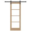vidaXL Skydedør ORKDAL Naturfarvet 73,5 x 198,5 cm