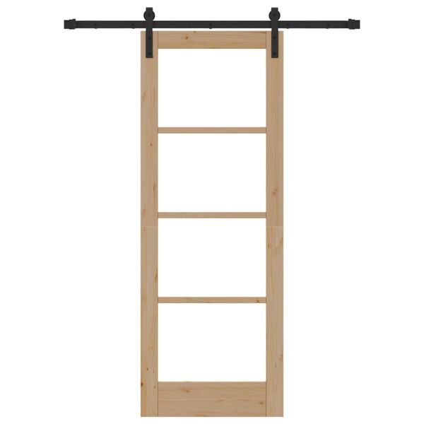 vidaXL Skydedør ORKDAL Naturfarvet 73,5 x 198,5 cm