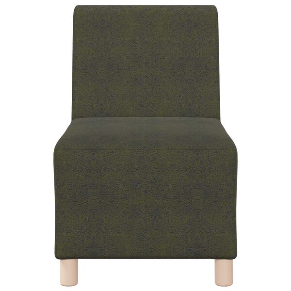 vidaXL | Sofa Stol | med pude Gr&oslash;n 55 x 74 x 82 cm Faux suede l&aelig;der