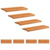 vidaXL Trappetrin 8 stk. 70 x 30 x 2 cm Lys Brun Solid b&oslash;g