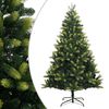 vidaXL kunstigt juletr&aelig; med juletr&aelig;sfod 120 cm h&aelig;ngslet