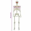 vidaXL Halloween Skelet Hvid 155 x 38.5 cm Plastik