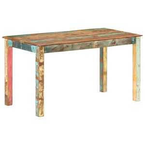 vidaXL spisebord 140x70x76 cm massivt genbrugstr&aelig;