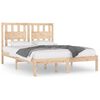 vidaXL sengeramme 160x200 cm massivt fyrretr&aelig;