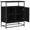 vidaXL Sideboard Sort eg 69 x 35 x 80 cm Konstrueret tr&aelig;