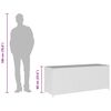 vidaXL udend&oslash;rs opbevaringskasse 150x50x60 cm polyrattan sort