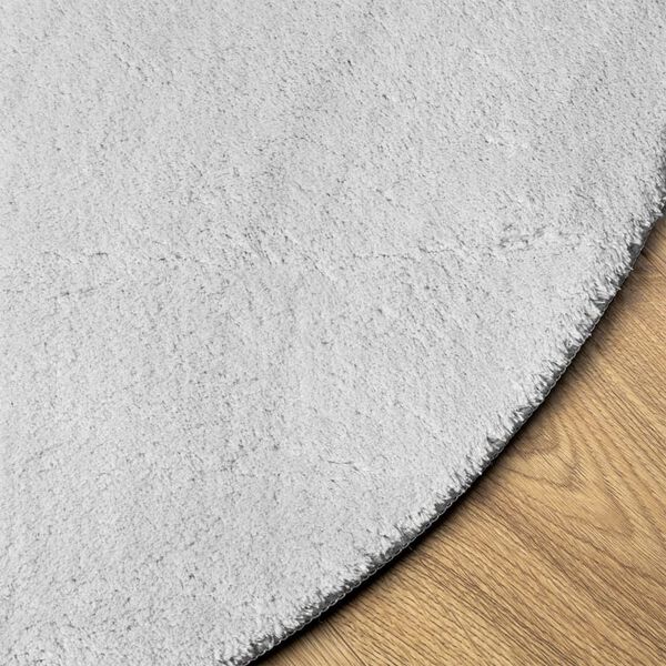 vidaXL gulvt&aelig;ppe HUARTE &Oslash; 80 cm kort luv og vaskbart gr&aring;