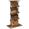 vidaXL Magasin Rack Gammelt tr&aelig; 68 x 40 x 123.5 cm Konstrueret tr&aelig;