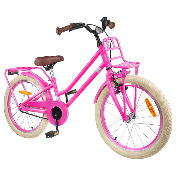 vidaXL B&oslash;rnecykel 20 tommer til b&oslash;rn i alderen 6-11 &aring;r M&oslash;rk pink