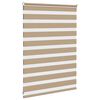 vidaXL zebragardin sandbrun 105x100 cm stofbredde 100,9 cm polyester