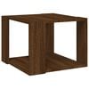 vidaXL sofabord 40x40x30 cm konstrueret tr&aelig; brun egetr&aelig;sfarve