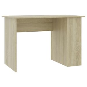vidaXL skrivebord 110x60x73 cm konstrueret tr&aelig; sonoma-eg