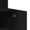 vidaXL k&oslash;kkenskab 95x50x180 cm konstrueret tr&aelig; sort