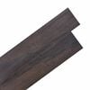 vidaXL Gulvplanker M&oslash;rk Brun 2,51 m&sup2; 18 stk. PVC