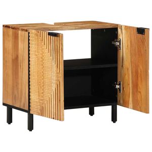 vidaXL Badev&aelig;relsesskabsunder Brun 62 x 33 x 58 cm Massivt mangotr&aelig;